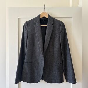 Equipment Gray Wool Blazer Sz 0